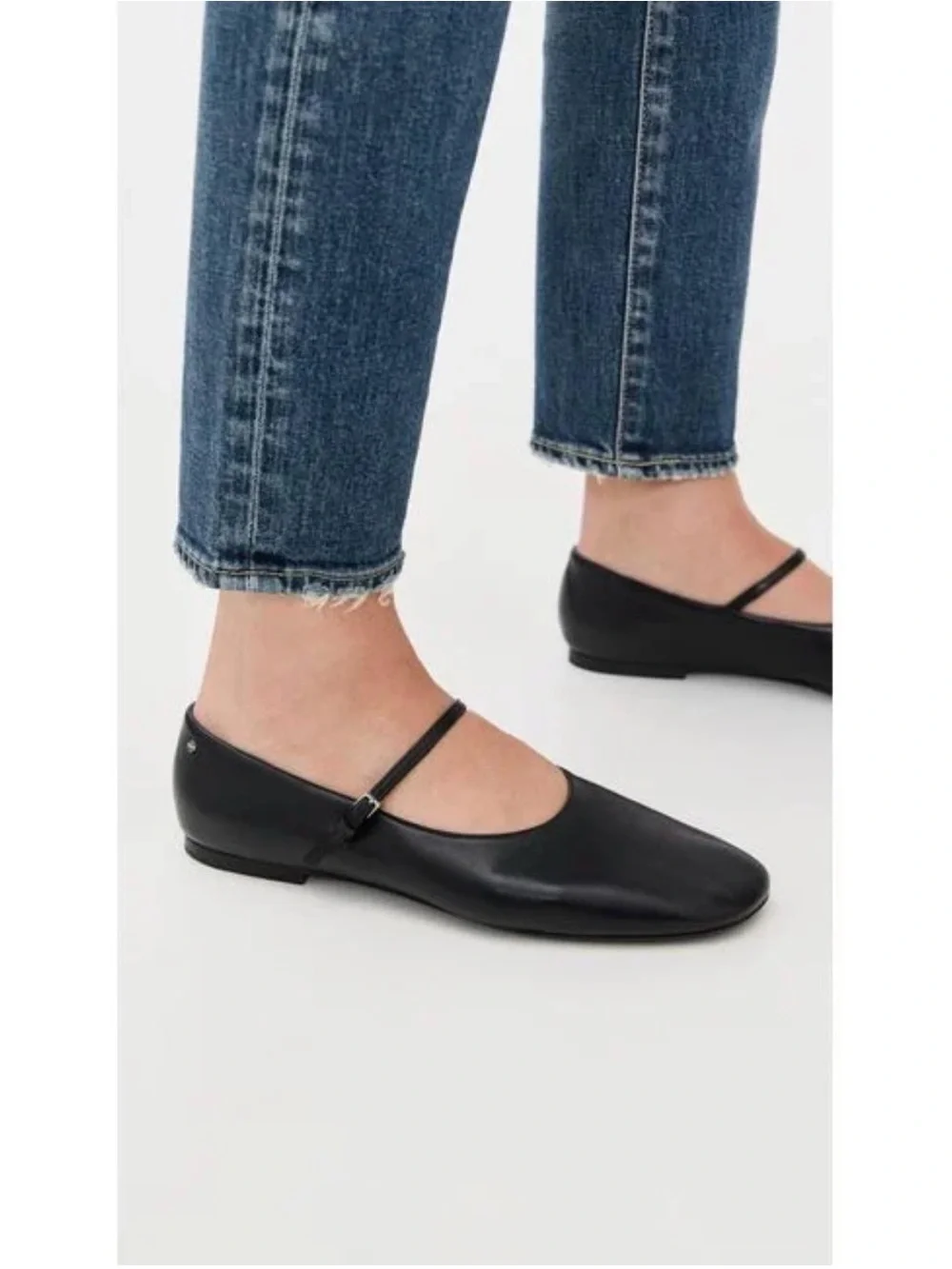 Tory Burch Black Mary Jane Ballet Flats Sz 9.5